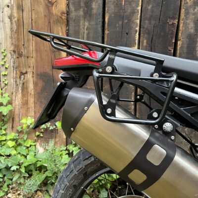 PORTAEQUIPAJE TRASERO Y SOPORTE ALFORJAS PARA APRILIA TUAREG 660